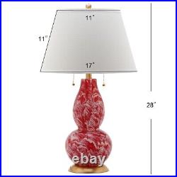 Safavieh COLOR SWIRLS GLASS TABLE LAMP, Reduced Price 2172653012 LIT4159E-SET2