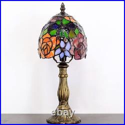 Small Tiffany Lamp Mini Accent Table Lamp Stained Glass Desk Memory Lamp Symp