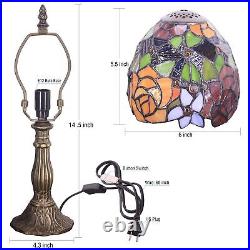 Small Tiffany Lamp Mini Accent Table Lamp Stained Glass Desk Memory Lamp Symp