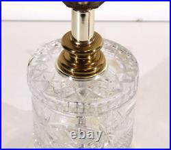 Small Vintage Crystal Table Lamp Glass Table Lamp
