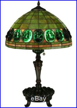 Stain Glass Table Lamp 24 Inch H Turtleback Meyda