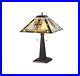 Stained Glass Table Desk Lamp Tiffany Style with Mission Design 16 Shade