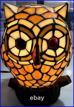 Stained Glass Table Lamp 10 By 8 Owl