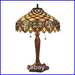 Stained Glass Table Lamp Tiffany Style Baroque