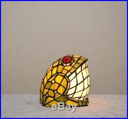 Stained Glass Tiffany Style Frog Night Light Table Desk Lamp. Cute