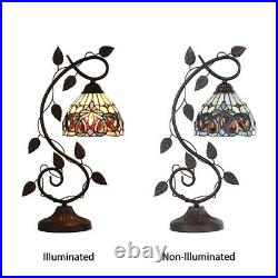 Stained Glass Tiffany Style Mission Arts & Crafts Accent Table Lamp Night Light
