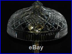 Stamped Waterford Crystal 22 Beaumont Electric Table Lamp Free USA Shipping