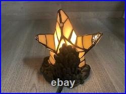 Star Fish Leaded Stained Glass Night Light Table Lamp ROSA 2006