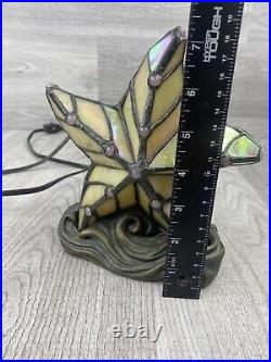 Star Fish Leaded Stained Glass Night Light Table Lamp ROSA 2006