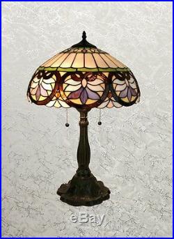 Stylish Tiffany Style Lamp with Flower Pattern in Multi colors Lamp Shade 16