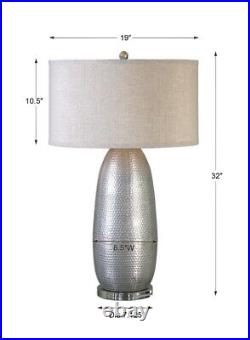 Tartaro 1 Light Industrial Table Lamp 19 inches wide by 19 inches deep