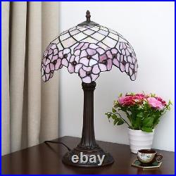 Tiffany Lamp Bedside Table Lamp-Nightstand, Stained Glass Lamp for Bedroom Dor