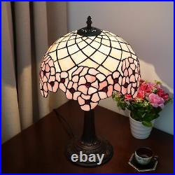 Tiffany Lamp Bedside Table Lamp-Nightstand, Stained Glass Lamp for Bedroom Dor