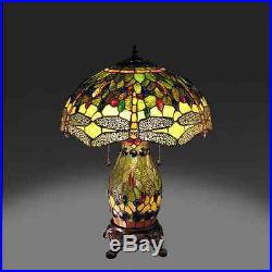 Tiffany Lamp Tiffany Style Dragonfly Table Lamp / Reading Lamp Green