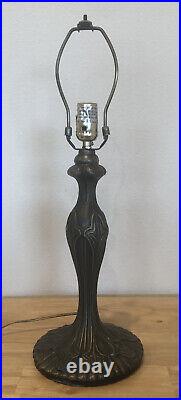 Tiffany Style 21.5 Table Lamp With Hummingbird Stained Glass 16 Shade Read