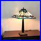 Tiffany Style 24 Tall Mission Design Stained Glass Table Lamp 16 Shade 2 Bulb