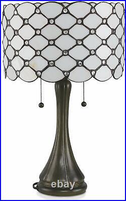 Tiffany Style Contemporary Jeweled Table Lamp 16 Shade