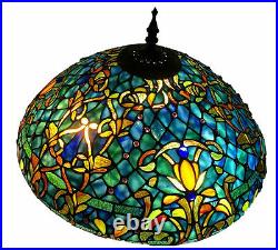 Tiffany Style Stained Glass Table Lamp Azure Sea with 20 Shade FREE SHIP USA