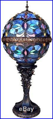 Tiffany Style Stained Glass Table Lamp Desk Art Deco Mission Boho NEW Victorian