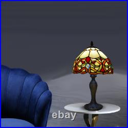Tiffany Style Table Lamp 10 inch Handcrafted Bedroom Living room Stained Glass