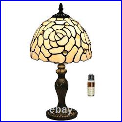 Tiffany Style Table Lamp, 8 Inch Stained Glass Lamp, Small Antique Table Lamp