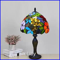 Tiffany Style Table Lamp Handcrafted Art Stained Glass Bedside Lamps Desk Light