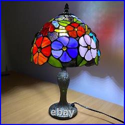 Tiffany Style Table Lamp Handcrafted Art Stained Glass Bedside Lamps Desk Light