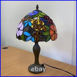 Tiffany Style Table Lamp Handcrafted Art Stained Glass Bedside Lamps Desk Light