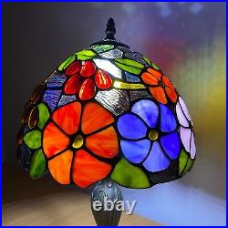 Tiffany Style Table Lamp Handcrafted Art Stained Glass Bedside Lamps Desk Light