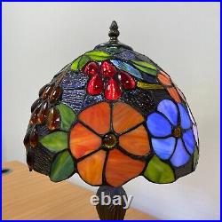 Tiffany Style Table Lamp Handcrafted Art Stained Glass Bedside Lamps Desk Light