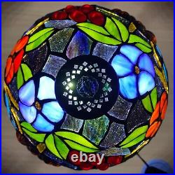 Tiffany Style Table Lamp Handcrafted Art Stained Glass Bedside Lamps Desk Light