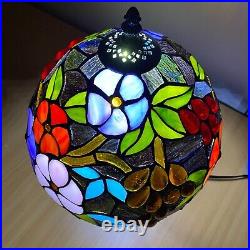 Tiffany Style Table Lamp Handcrafted Art Stained Glass Bedside Lamps Desk Light