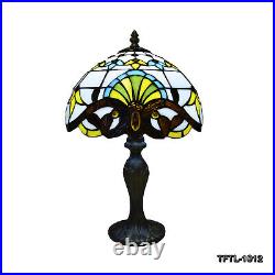 Tiffany Style Table Lamp Handcrafted Bedroom Living room Stained Glass Art Lamps