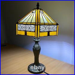 Tiffany Style Table Lamp Handcrafted Bedside Light Desk Lamps Stained Glass UK