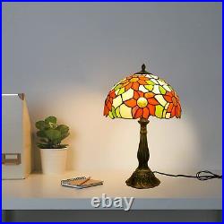 Tiffany Style Table Lamp Sunflower Vintage Table Lamp Stained Glass Lamp Dura