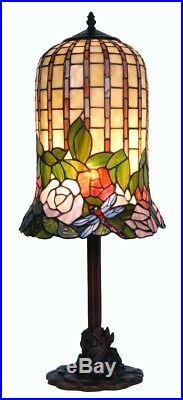 Tiffany Table Lamp 100% Genuine Stained Glass