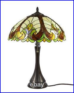 Tiffany Table Lamp Stained Glass Nightstand Light Tiffany Shade Library Light