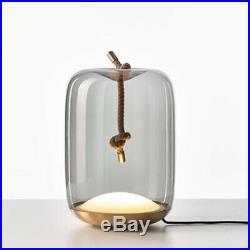 Tom Dixon Glass Table Lamp Bedside Living Study Model Room Bar with Rope Decor