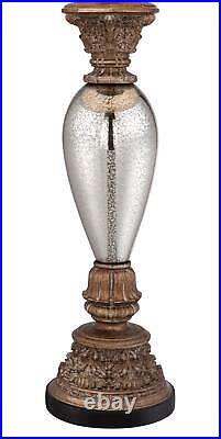 Traditional Table Lamp Mercury Glass Golden Bronze Base for Living Room Bedroom