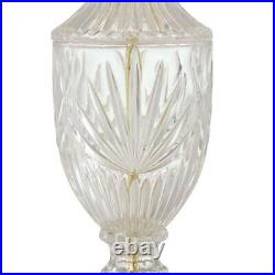 Traditional Table Lamp Set of 2 Cut Glass Brass for Living Room Bedroom