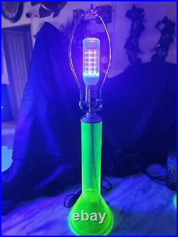 Uranium Glass Lamp