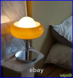 Vintage Egg tart Table Lamp Glass LED Desk Light Bedroom Bedside Reading Lights