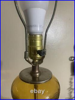 Vintage Harvest Gold Table Lamp