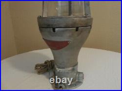 Vintage Industrial Barn old ceiling Crouse Hinds Explosion Proof Table Lamp
