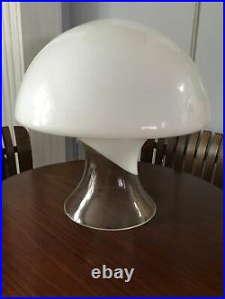 Vintage Mid-Century Modern MCM Gino Vistosi Murano Glass Mushroom Table Lamp