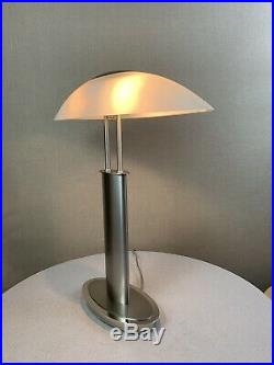 Vintage Mid Century Modern Ufo Touch Dimmer Lamp 1980s Memphis