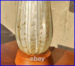 Vintage Mid Century Murano Glass Lamp