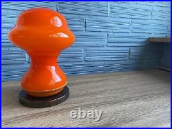 Vintage Space Age Mushroom Table Lamp Atomic Design Light Mid Century UFO