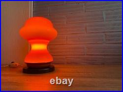 Vintage Space Age Mushroom Table Lamp Atomic Design Light Mid Century UFO