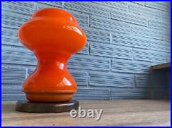 Vintage Space Age Mushroom Table Lamp Atomic Design Light Mid Century UFO